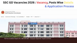 SSC GD Vacancies 2026